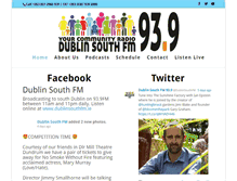 Tablet Screenshot of dublinsouthfm.ie